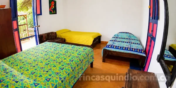Espacio de descanso en finca campestre de Montenegro, como espacio de alojamiento