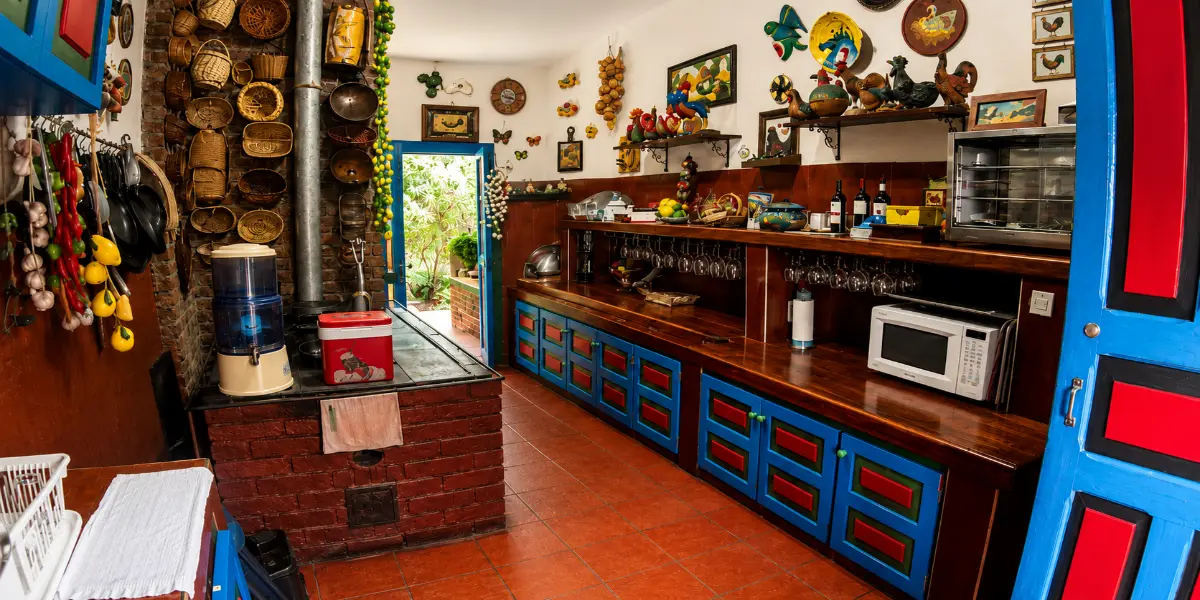 Cocina tradicional de una finca en Calarcá, Quindío